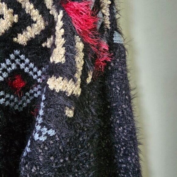 NWT FRYE NORDIC CREW NECK SEMI CROPPED PULLOVER SWEATER - Picture 10 of 15